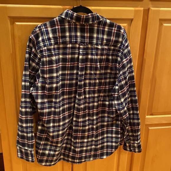 JACHS New York Brawny Checkered Cotton Flannel Shirt Men’s Large - Picture 2 of 5